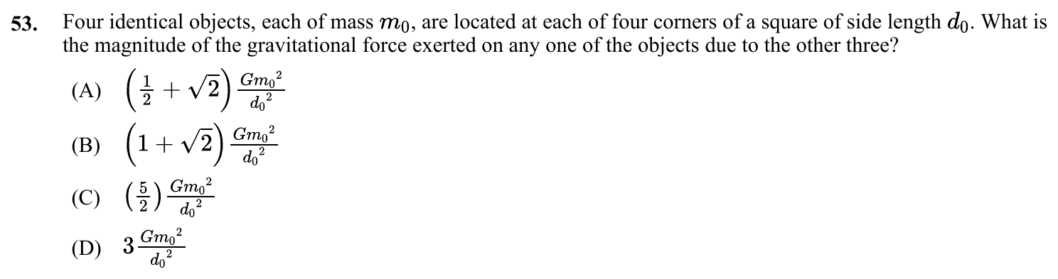 Question 53 exact exam item, including figure and choices